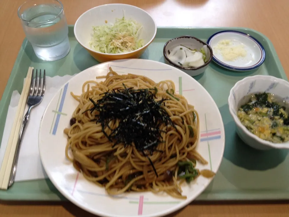 和風パスタ&野菜スープ|おっちさん