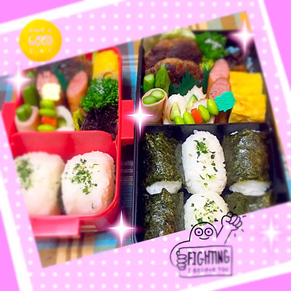 Snapdishの料理写真:子供達のお弁当|Chiekoさん