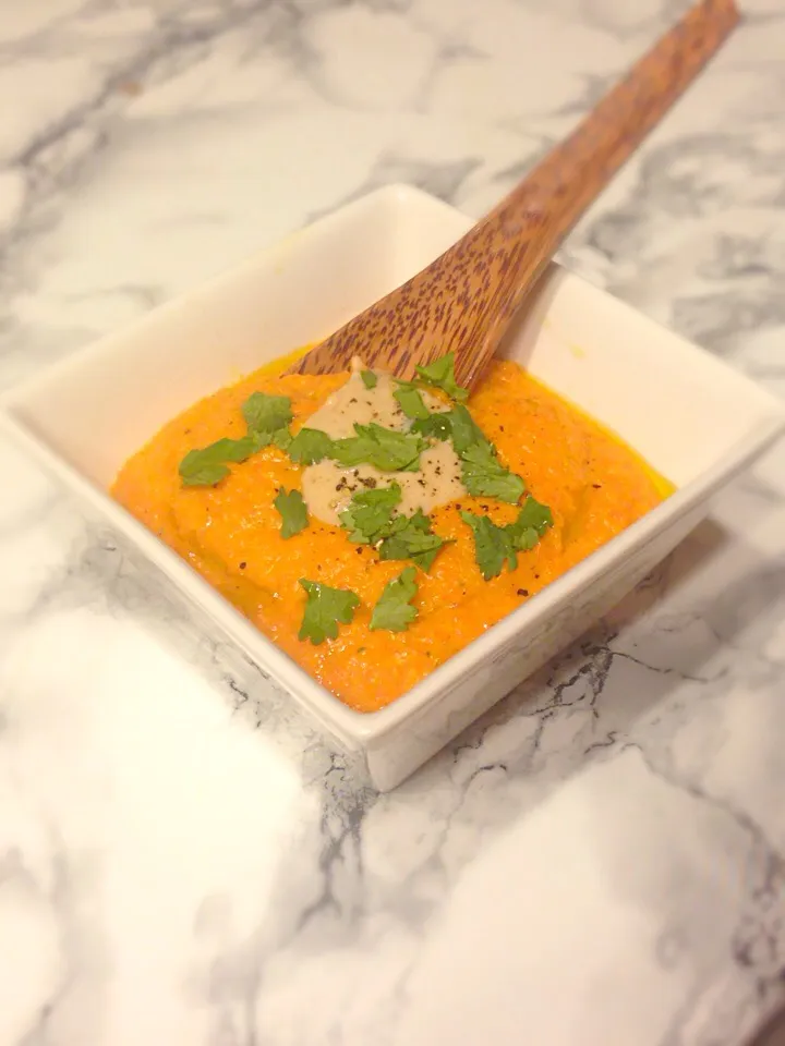 Sayaka's carrot potage with lemon tahini|Sayakaさん