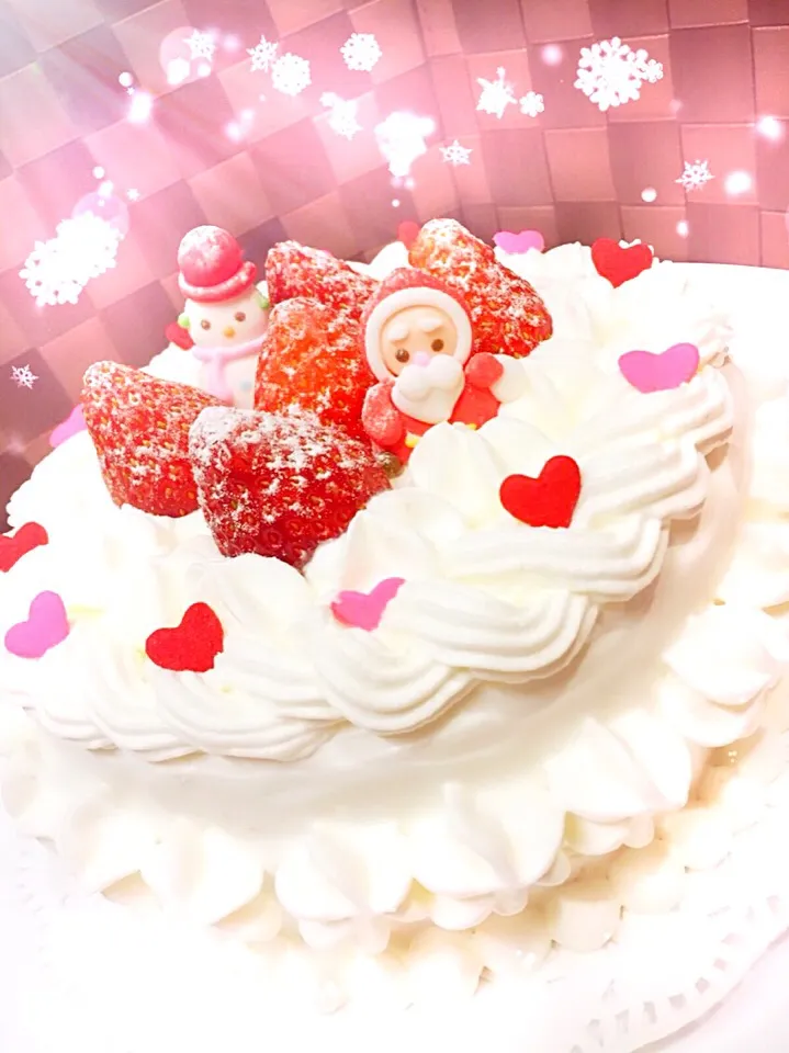 Snapdishの料理写真:クリスマスケーキ|みゆきさん