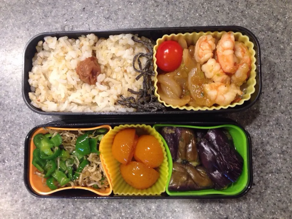 Snapdishの料理写真:2015.04.14お弁当|herbalkidsさん