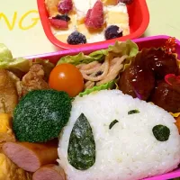 Snapdishの料理写真:キャラ弁 スヌーピー|ベースボールgirlさん