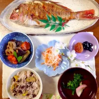 Snapdishの料理写真:お食い初め|Naoko Noharaさん