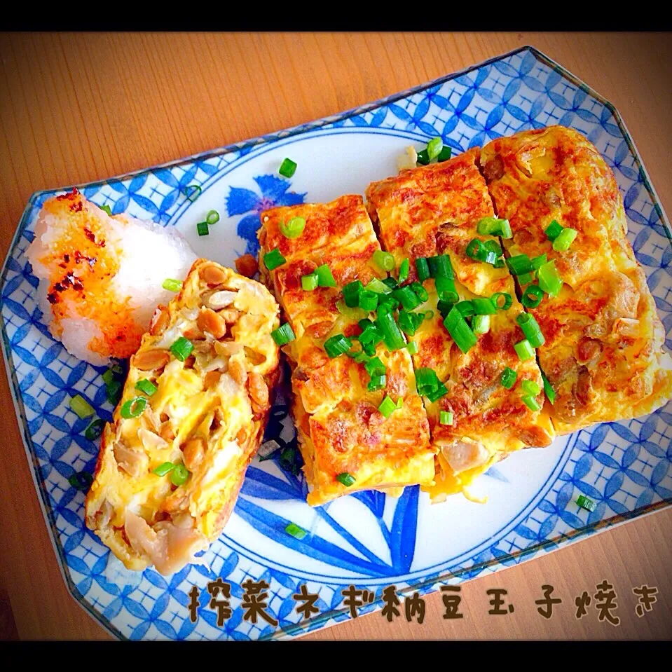 搾菜ネギ納豆玉子焼き💕|ともきーた (伊藤 智子)さん