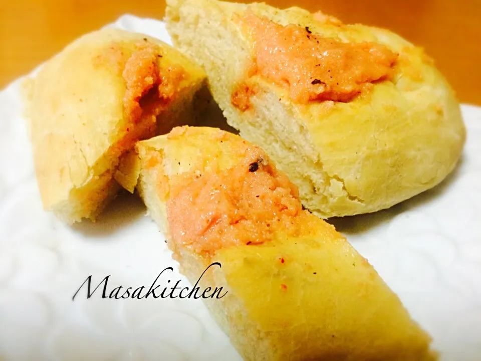 Seasoned cod roe baguette|Masakiさん