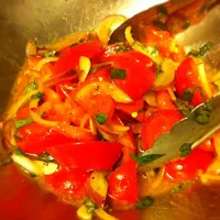 my favourite Sebi's italian tomato salad :)|tomomi tawaraさん