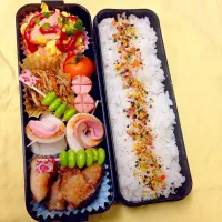 Snapdishの料理写真:旦那弁当【4/15】|みふさん