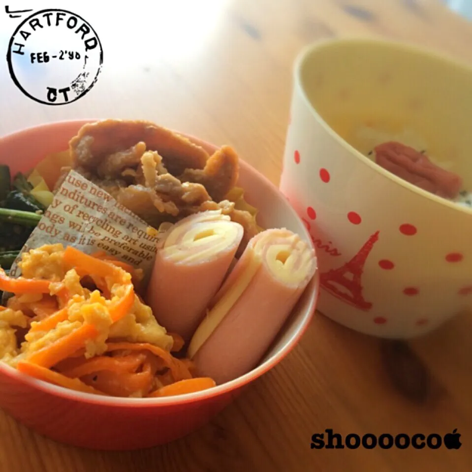 晩御飯がおかずにならない次の日のお弁当…生姜焼き弁当|shoooocoさん