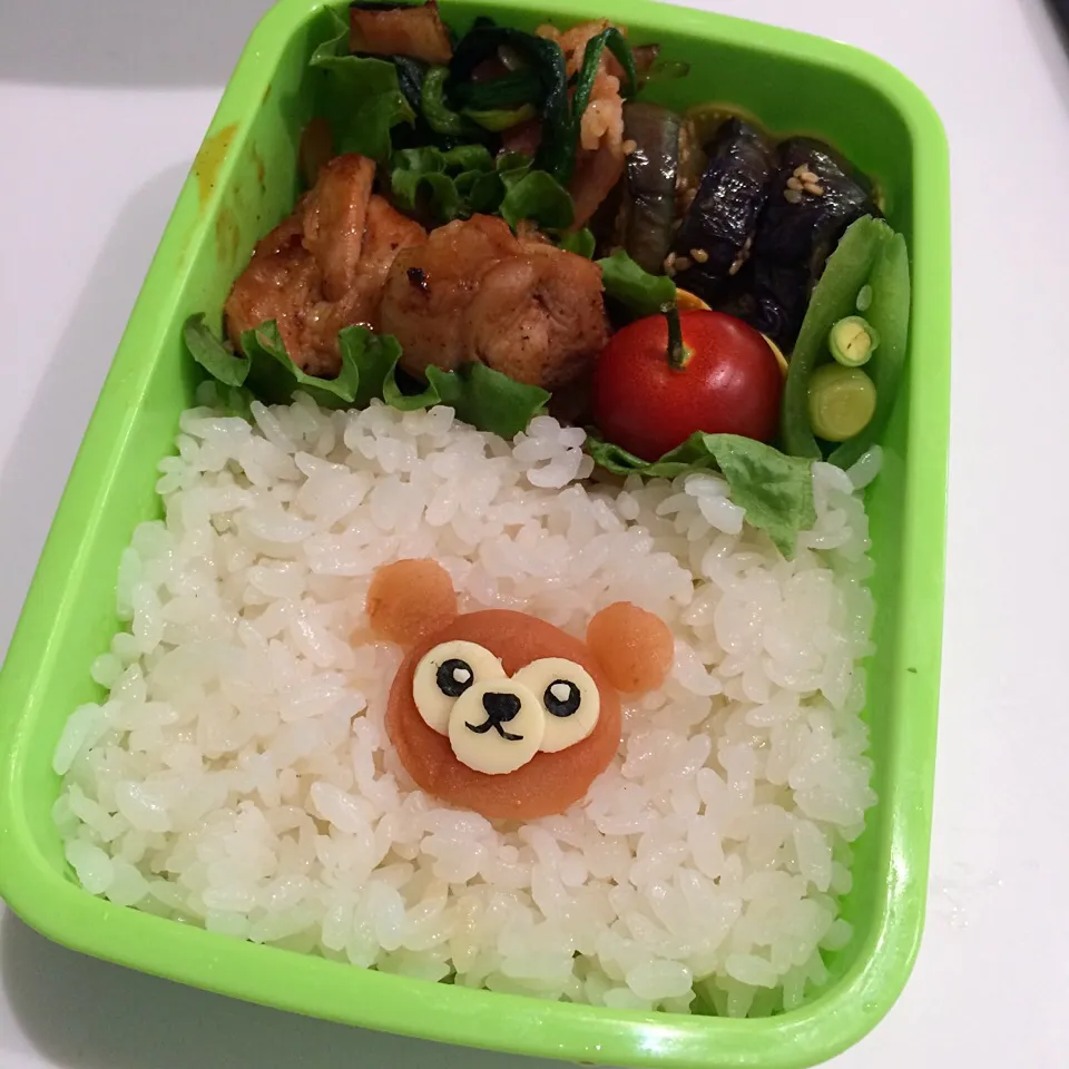 梅干しダッフィーのお弁当|manacocoさん