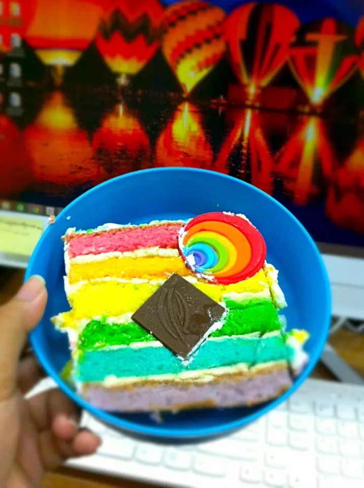 Rainbow cake|'Ririn Suhirta' Ilusiさん