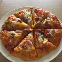 BBQ chicken pizza|koykoyさん