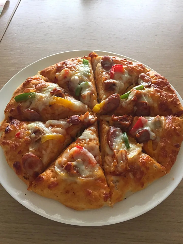 BBQ chicken pizza|koykoyさん