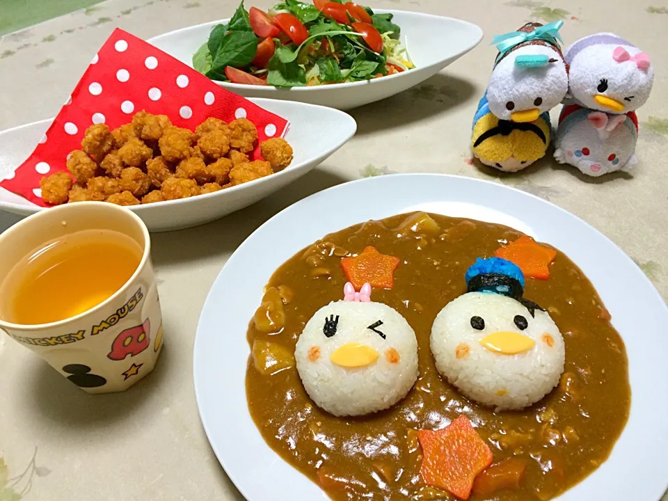 ディズニーツムツムデコカレー❤️|makoさん