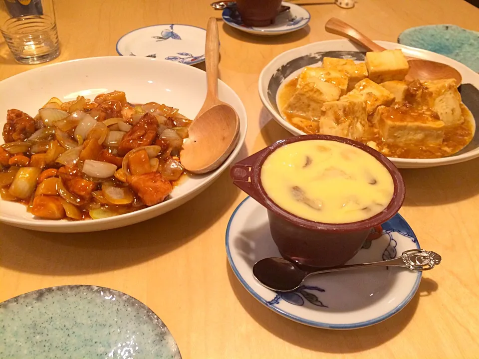 鶏肉カシューナッツ炒めとか|ぴっぱーさん