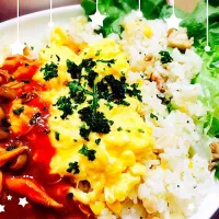 Snapdishの料理写真:デミオムライス！|ぽむさん