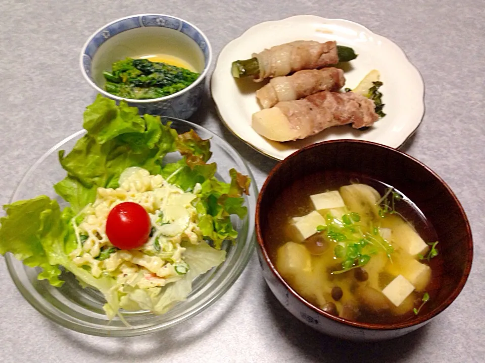 Snapdishの料理写真:野菜中心の晩ご飯|Orie Uekiさん