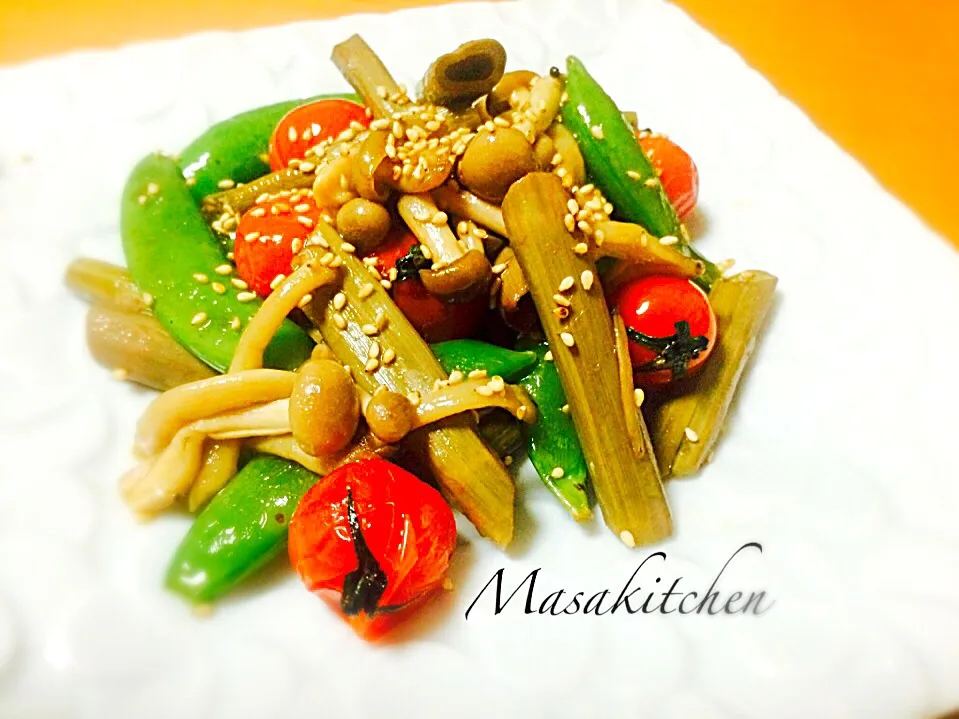 Japanese knotweed&vegetables|Masakiさん