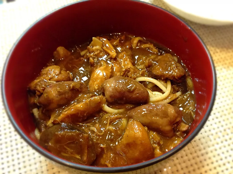 Snapdishの料理写真:昨日のカレーライスからカレーうどん😋|アライさんさん