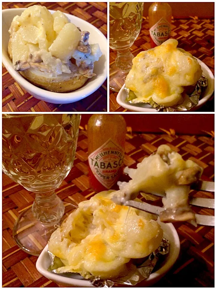 Baked potato♨️試作とかこつけての夜食😋|🌈Ami🍻さん