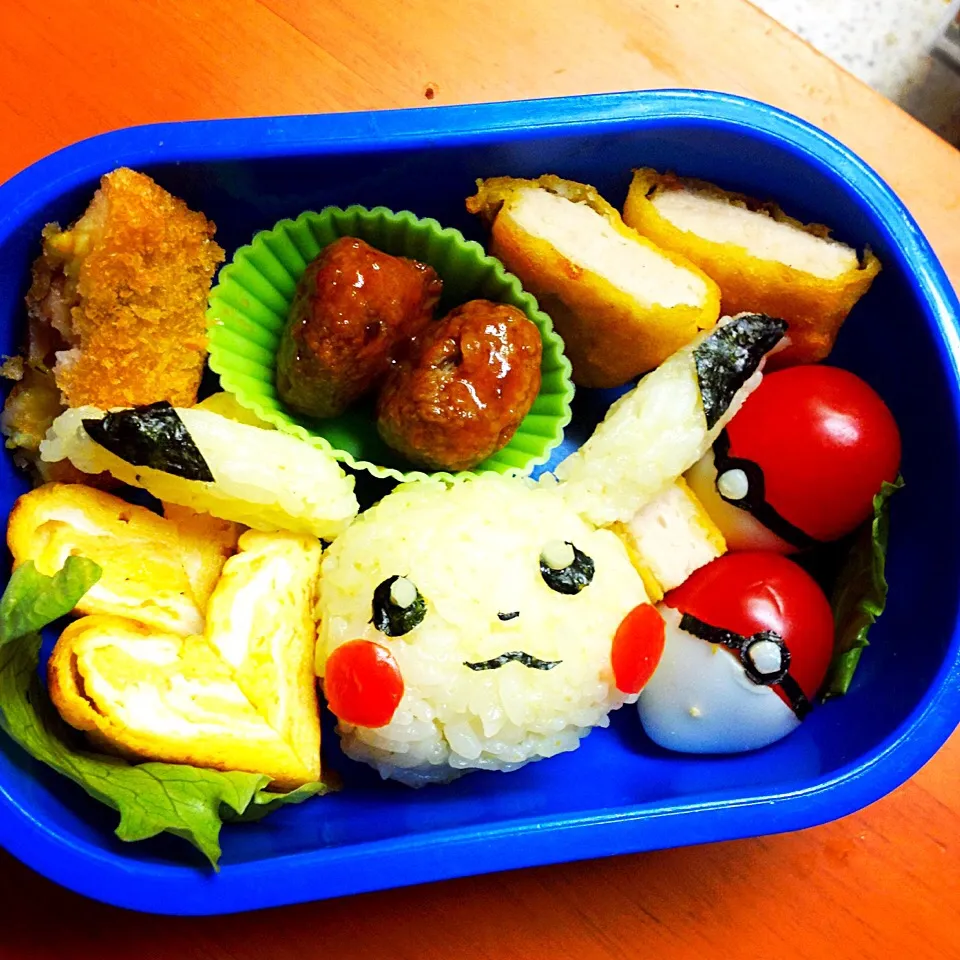 ポケモン ピカチュウキャラ弁|sachiさん