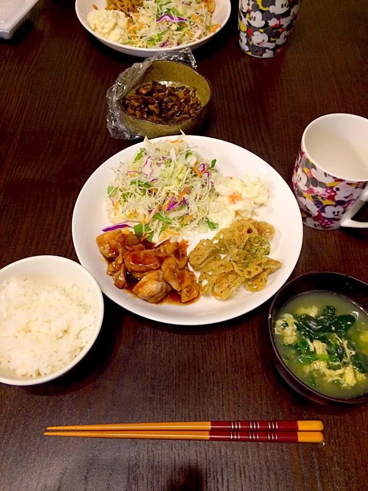 Snapdishの料理写真:2015.4.15 晩御飯|あいさん