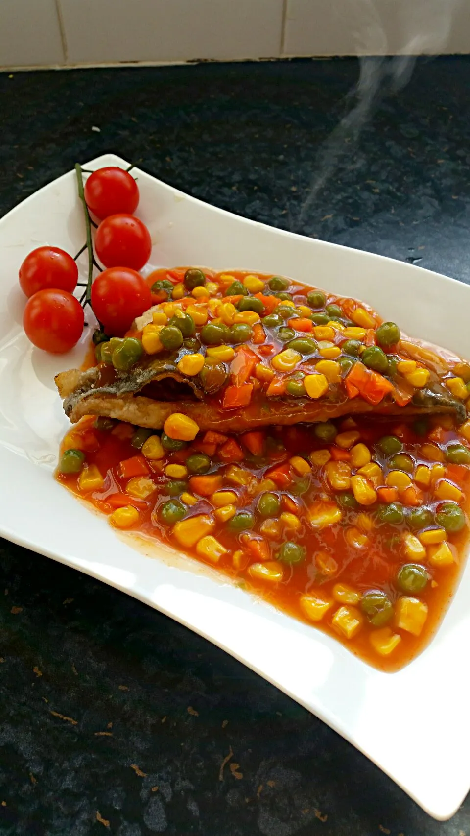 tomato sauce sea bass|jane yongさん