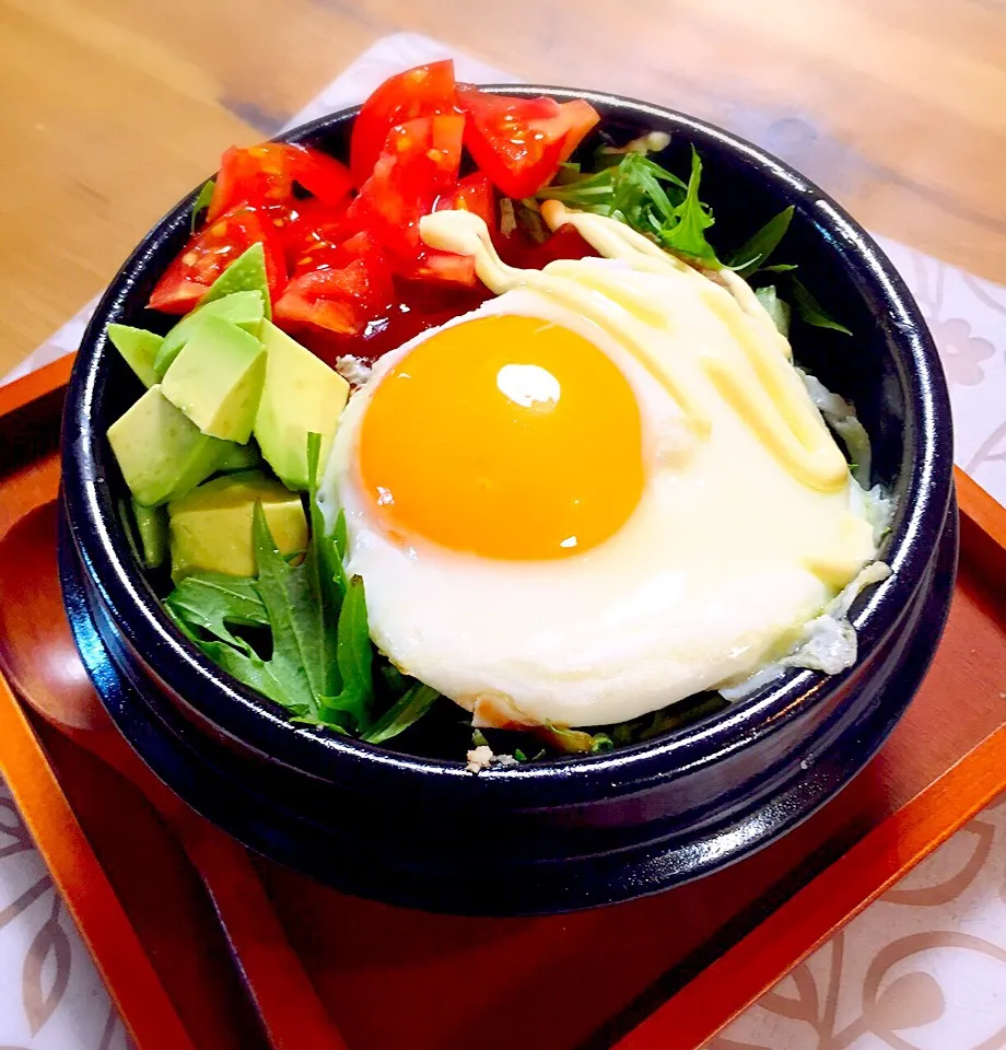 Snapdishの料理写真:ロコモコ丼丼|honamiさん