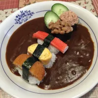 Snapdishの料理写真:手作り寿司カレー🍛