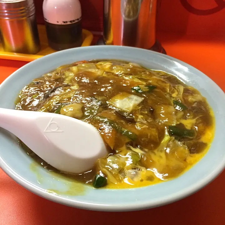 カレー中華丼。鉄板。|nakanさん