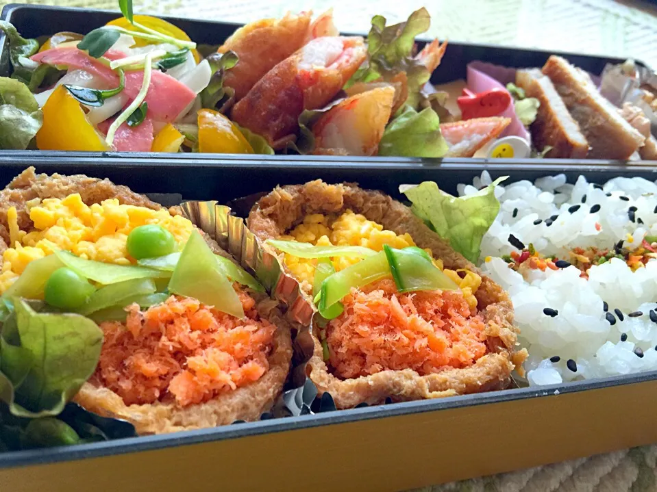 Snapdishの料理写真:すぐ作れるお花見お楽しみ弁当|Kanegonさん