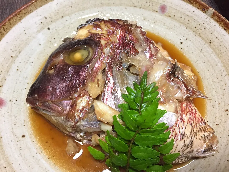 Snapdishの料理写真:鯛のアラ焚き|tomieさん