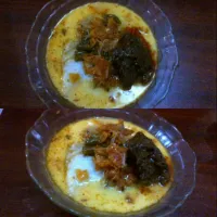 Lontong kuah with Rendang #indonesianfoods 😘|azkaさん