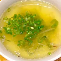 Snapdishの料理写真:玉ねぎの香菜スープ|akiko konumaさん