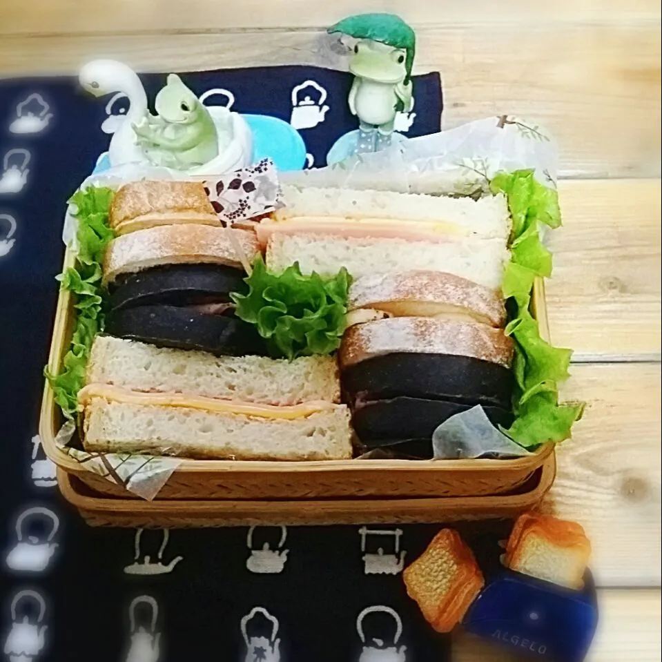 旦那さんの朝ごパン弁当♪|kyujaさん