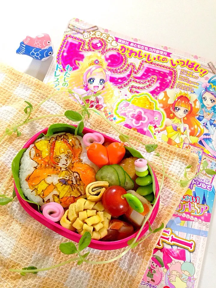 プリンセスプリキュア弁当|アパッチさん