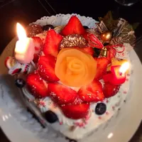 Snapdishの料理写真:Xmasケーキ|Akikoさん