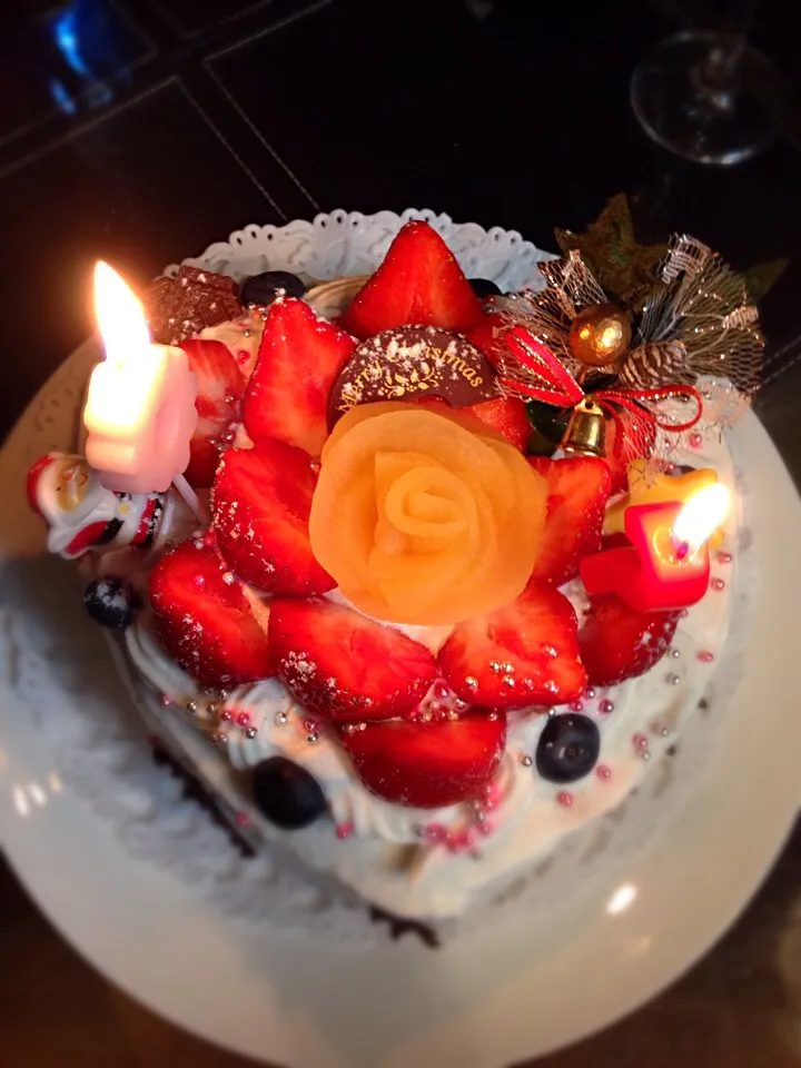 Snapdishの料理写真:Xmasケーキ|Akikoさん