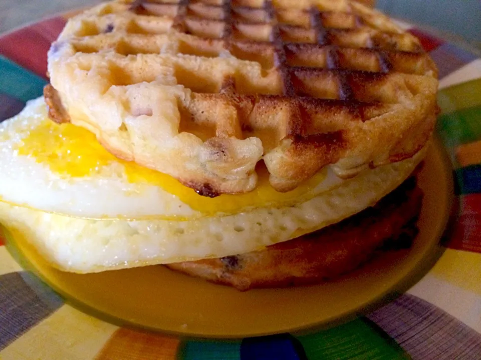 Blueberry Waffle Breakfast Sandwich|idgara000さん