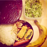 Snapdishの料理写真:旦那さま弁当|mischievous_aさん