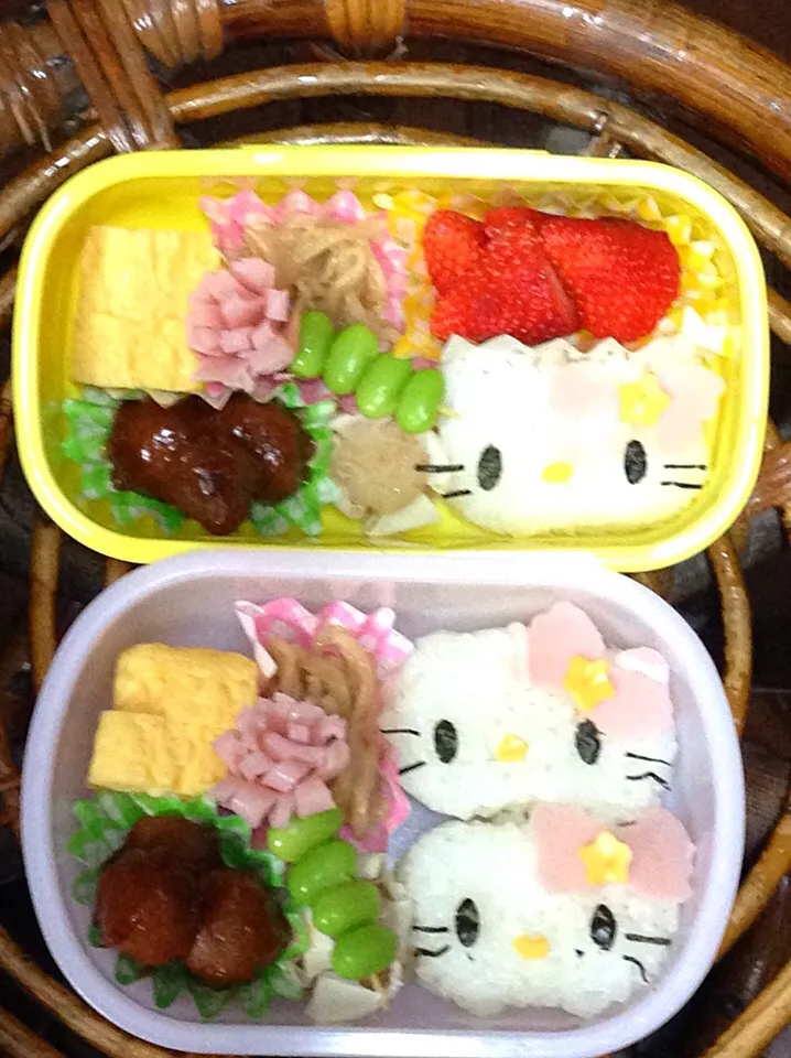 ひー ゆーお弁当 キティ♥️|natuhoさん