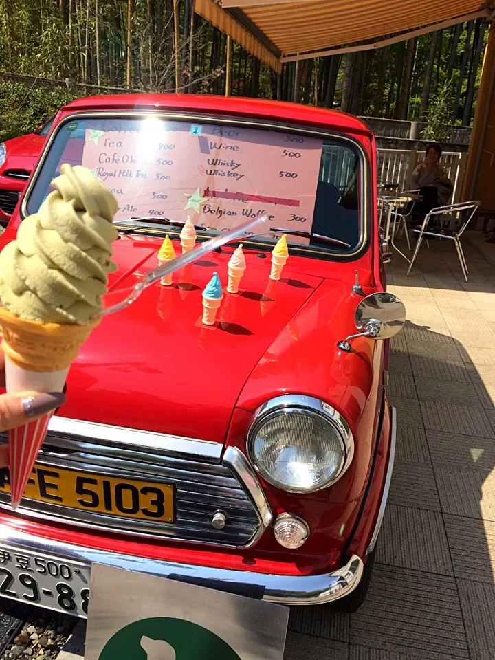 初😆💕山葵ソフトクリーム🍦 

#山葵ソフトクリーム #icecream
#アイスクリーム#わさびソフトクリーム #softcream
#修善寺 #伊豆の旅 #母とデート
#温泉 #修善寺温泉 #竹林 #小京都|chieさん