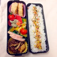 Snapdishの料理写真:旦那弁当【4/17】|みふさん