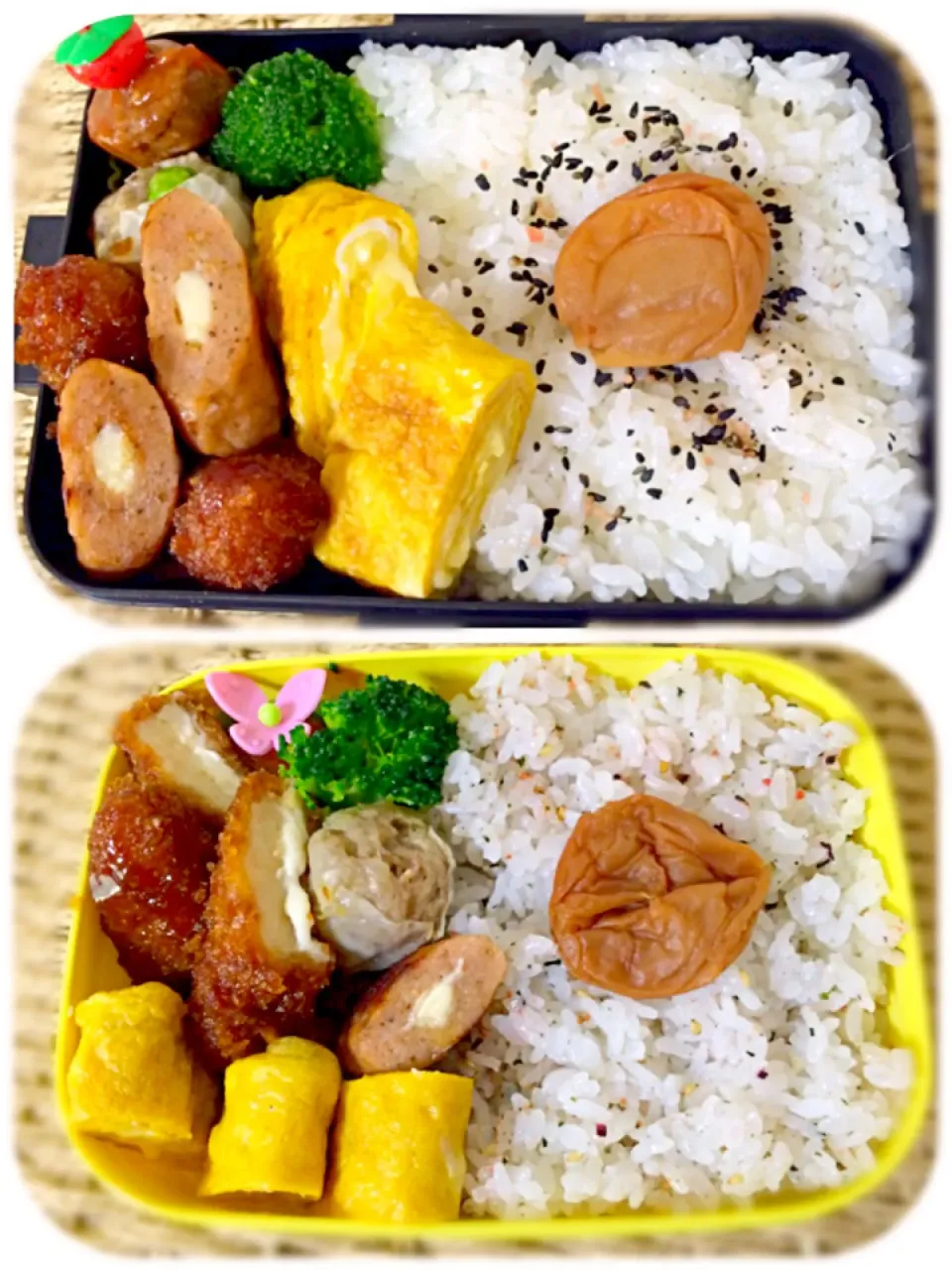 4月17日2人ぶんお弁当٩( ᐛ )و|つんさん