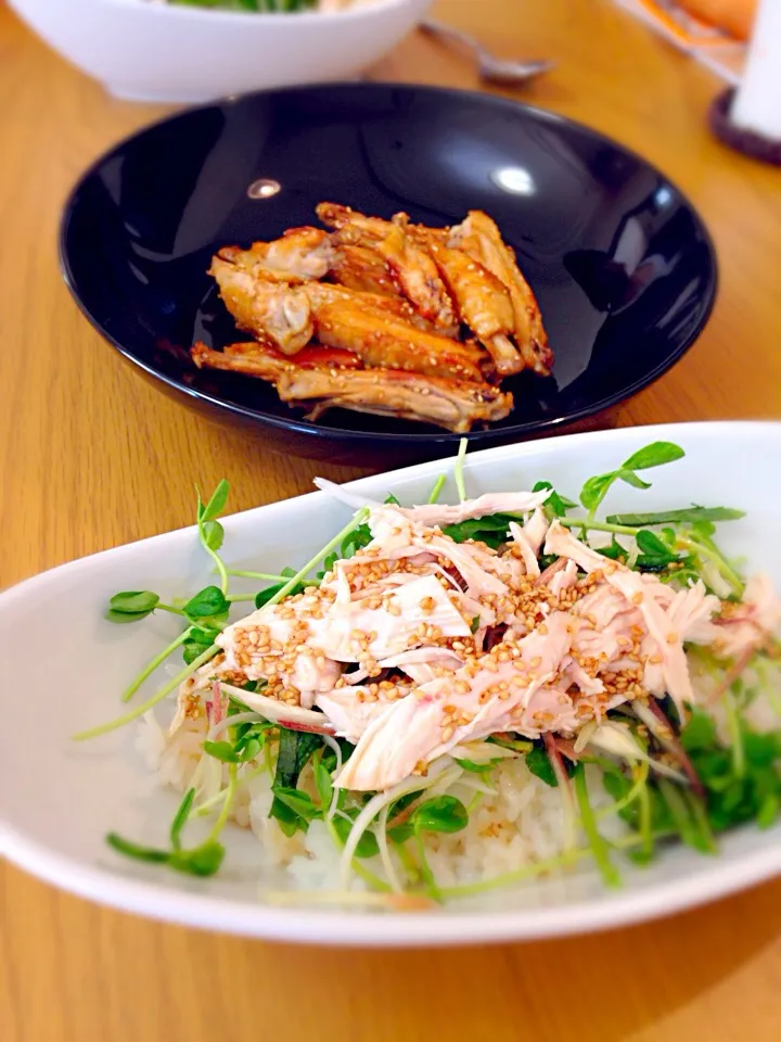 お友達手作りランチ鶏肉香草ご飯|Masakoさん