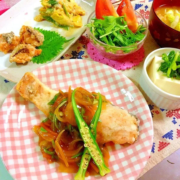 鮭の野菜餡掛け|さやかさん