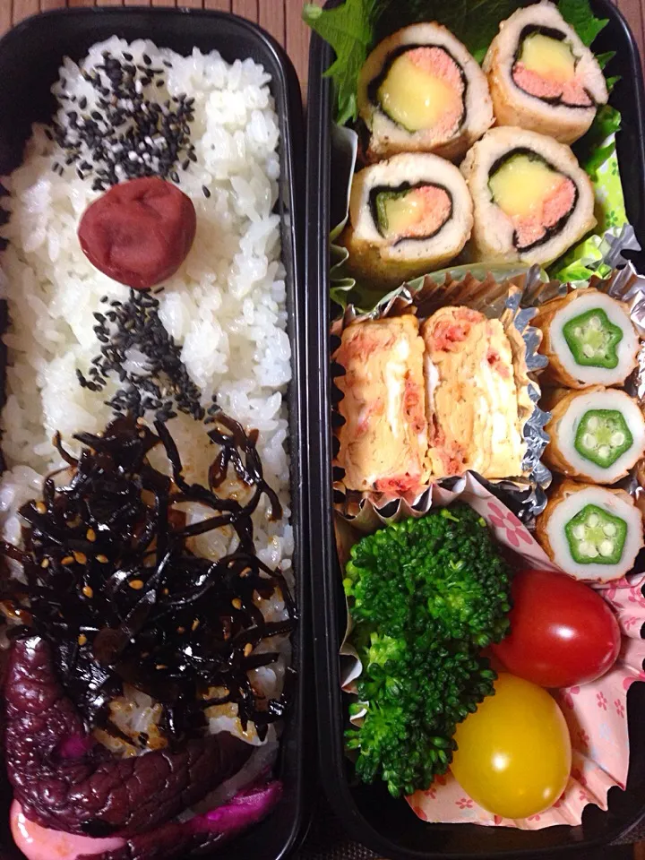 息子弁当8日目！レース弁当！今日は高校生活初レース＼(^o^)／楽しみ〜♪(´ε｀ )|じゅんけさん