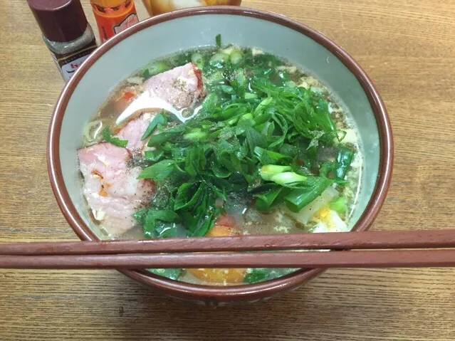 Snapdishの料理写真:ラ王🍜、醤油味❗️꒰✩'ω`ૢ✩꒱✨|サソリさん