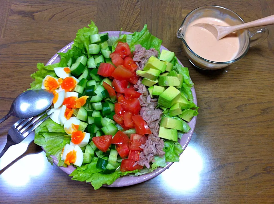 Snapdishの料理写真:Cobb salad|かーしーさん