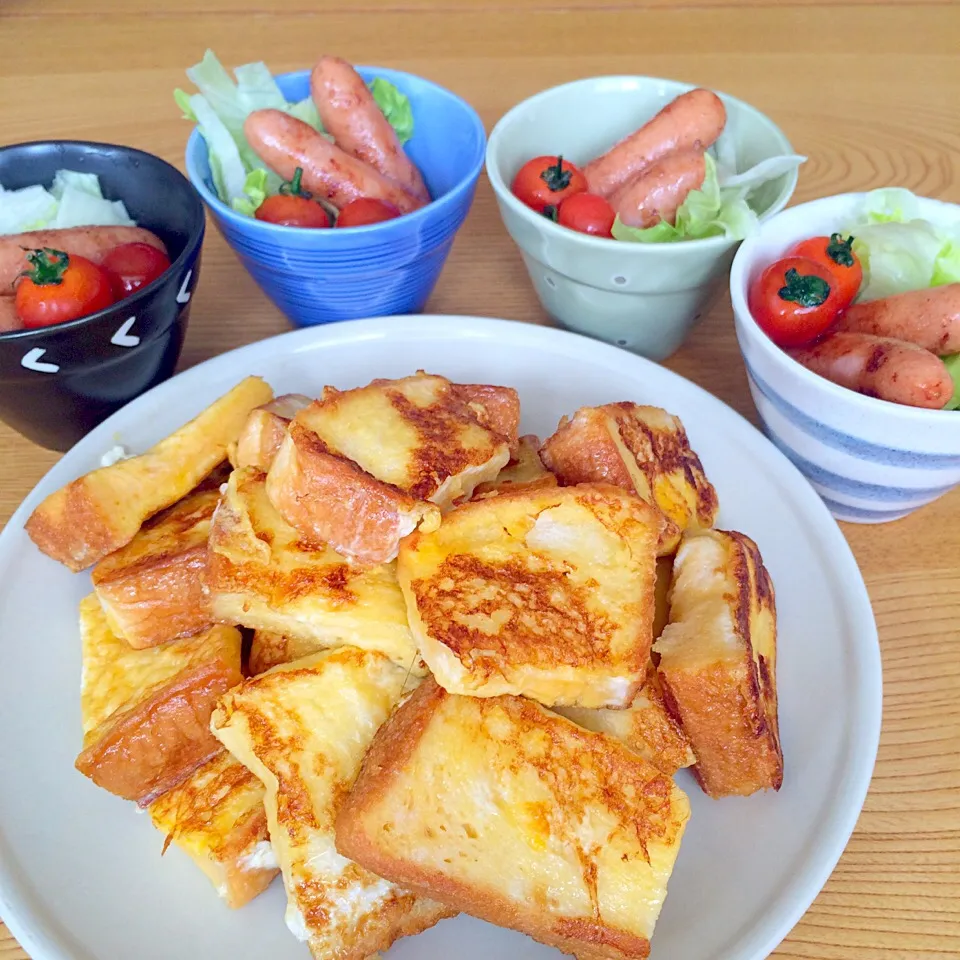 余り食パンでフレンチトースト|マツさん