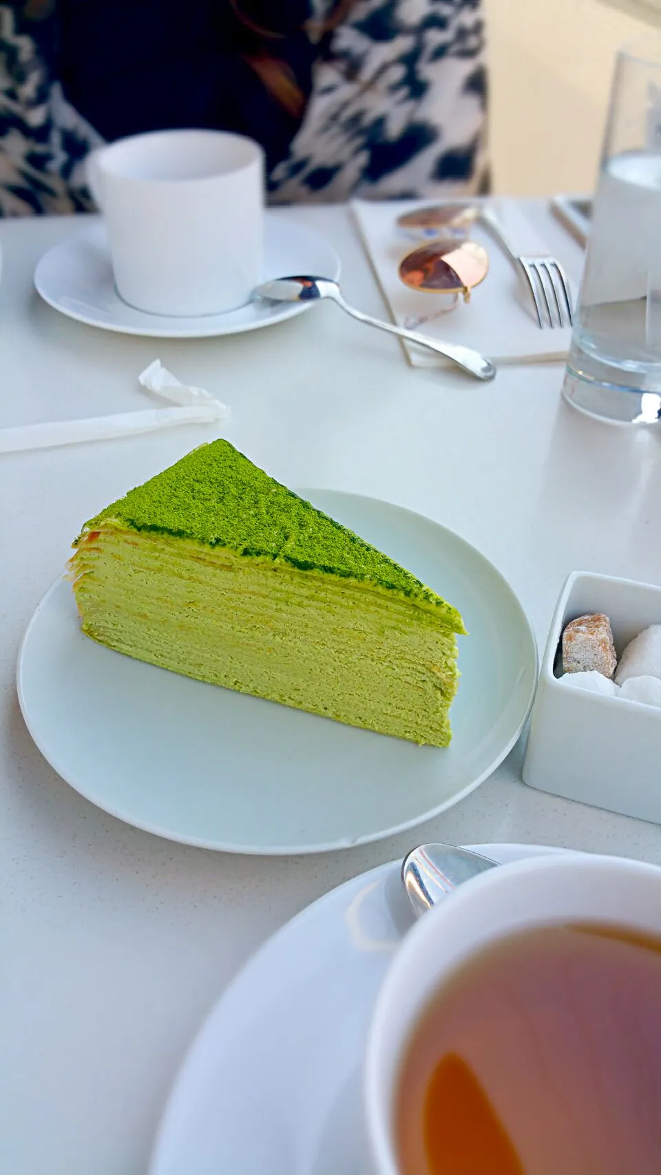 Snapdishの料理写真:green tea crepecake #LadyM #LA|Mathura Sadovskyさん